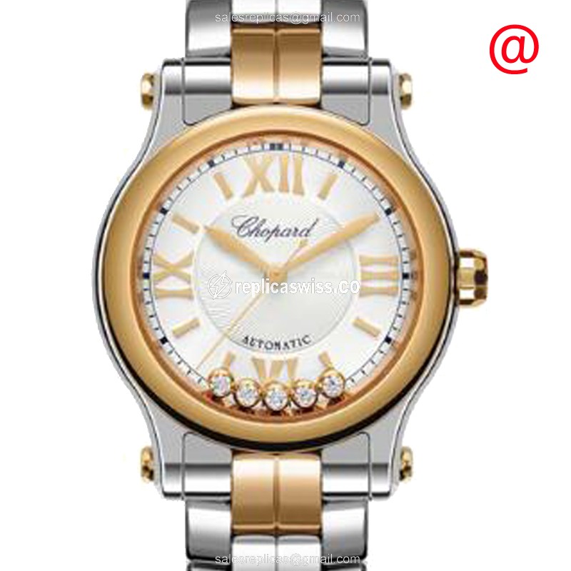 Chopard Happy Sport 278573-6009 Replica, Automatic Movement, 18kt Rose Gold Case Watch