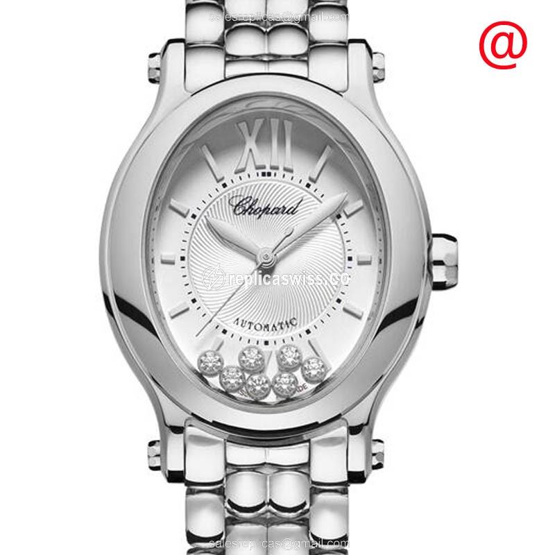 Chopard Happy Sport 278602 3002 Automatic Silver Dial Steel Case & Strap Watch