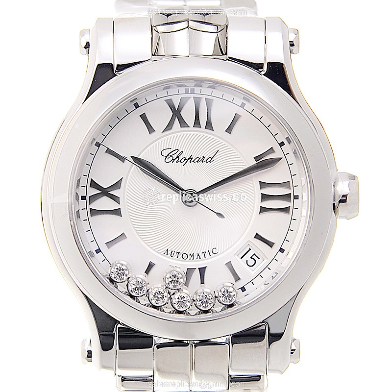 Chopard Happy Sport Replica | Automatic Movement, Stainless Steel Case, Silver Dial Watch