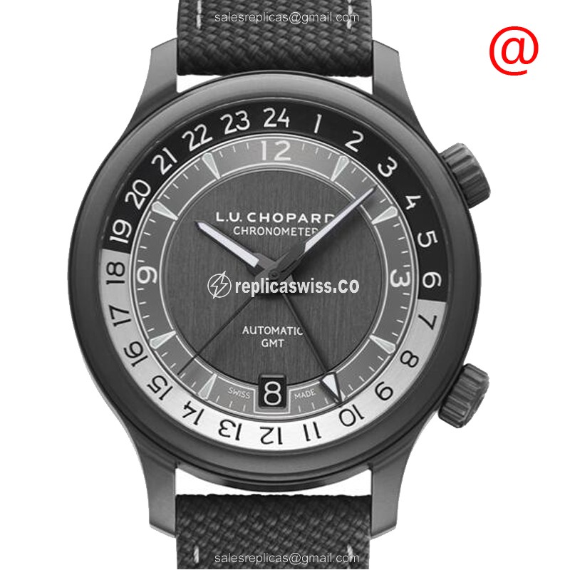 Chopard L.U.C 168579-3004 Replica, Black Dial, Automatic Movement, Titanium Case Watch