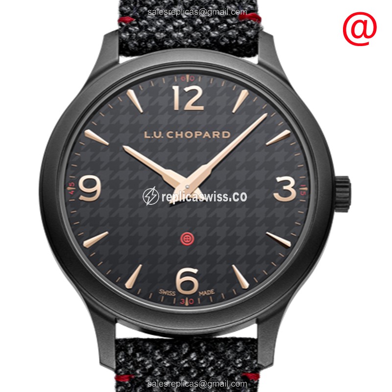 Chopard L.U.C 168592-3003 Replica, Automatic Movement, Black Dial, Stainless Steel Case Watch