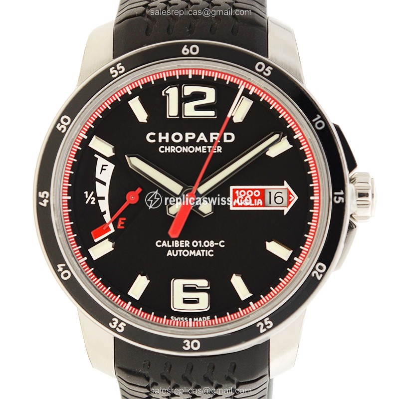 Chopard Mille Miglia GT XL Replica, Automatic, Black Dial, Stainless Steel Case Watch