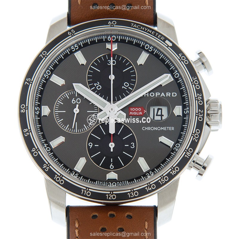 Chopard Mille Miglia GT XL Replica, Automatic Movement, Stainless Steel Case, Gray Dial Watch