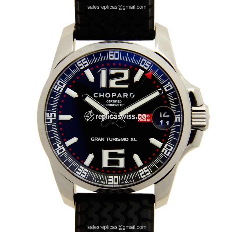 Chopard Mille Miglia GT XL Replica | Black Dial & Steel Case | Automatic Movement Watch