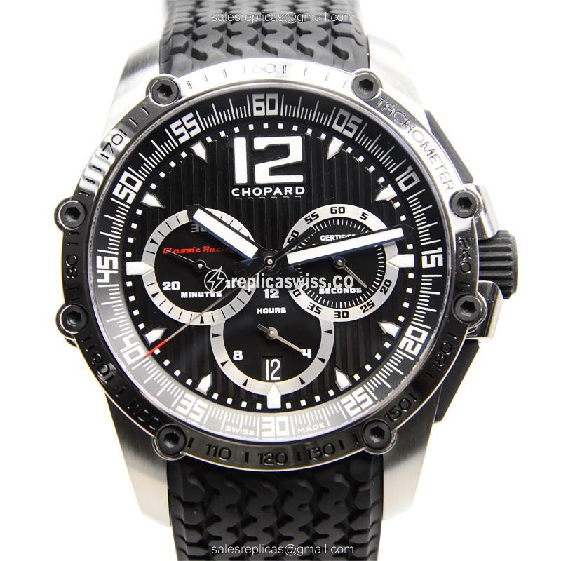 Chopard Mille Miglia GT XL Replica in Stainless Steel, Automatic Movement & Black Dial Watch