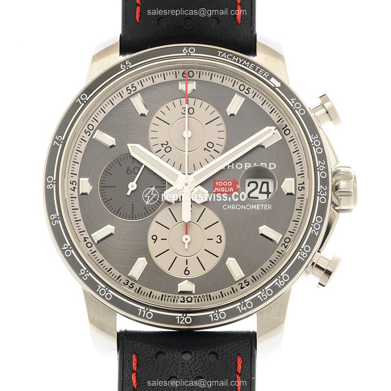 Chopard Mille Miglia GT XL Replica in Stainless Steel & Gray Dial, Automatic Movement Watch