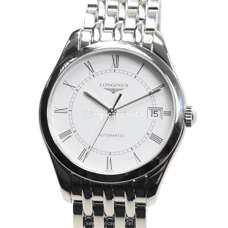 Classic Elegance Awaits: Longines Elegant Series L4.898.4.11.6 with Automatic White Dial & Steel