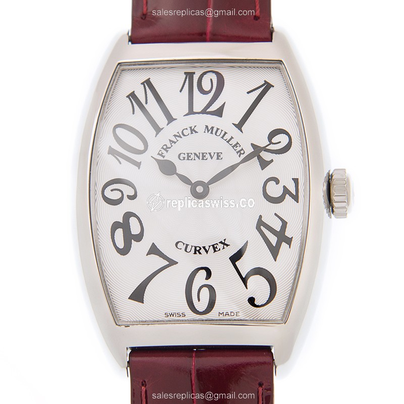 Classic Elegance Unveiled: Franck Muller 2852 QZ Curvex — Quartz, Stainless Steel, Silver Dial &