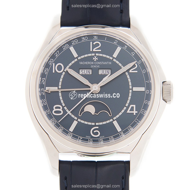 Elegance personified: Vacheron Constantin FIFTYSIX Replica with Blue Automatic Movement and