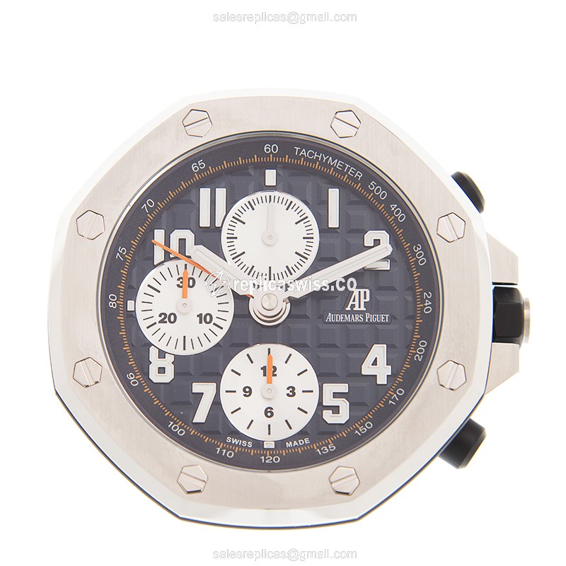 Elegant Audemars Piguet AP Royal Oak Offshore Replica in Blue Dial Stainless Steel Case, Quartz