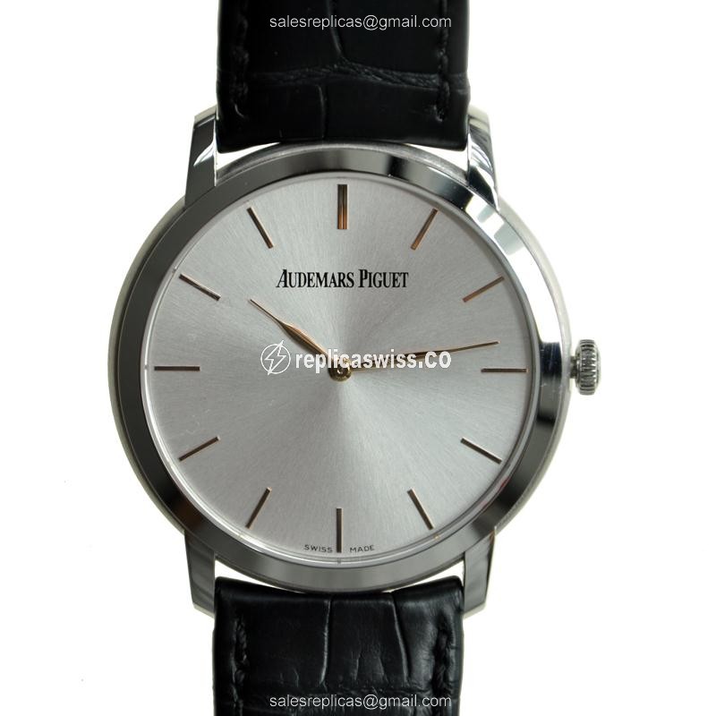 Elegant Audemars Piguet Jules Audemars Replica with Automatic Movement & 18kt Gold Case Watch