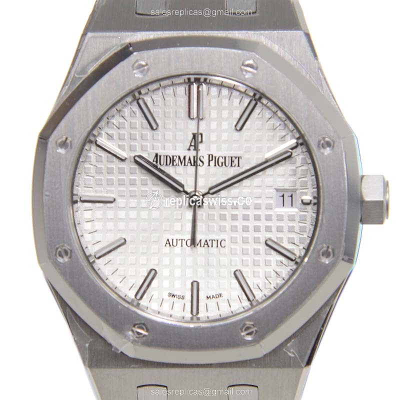 Elegant Audemars Piguet Royal Oak Replica in Stainless Steel Case & Silver Dial, Automatic Movement