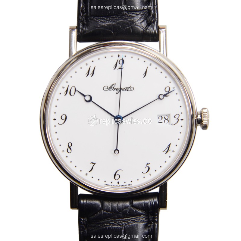 Elegant Breguet 5177BB Classic Replica in 18kt Gold, Silver Dial, Automatic Movement Watch