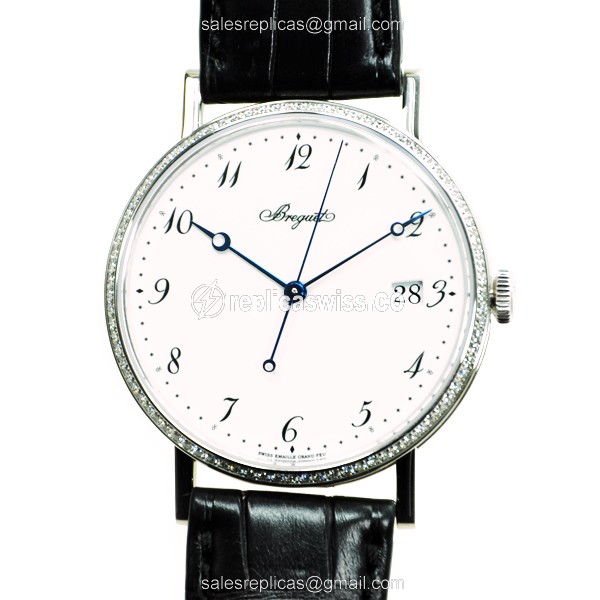 Elegant Breguet 5178BB/29/9V6/D000 Replica Watch | Automatic Movement, 18kt White Gold Case &