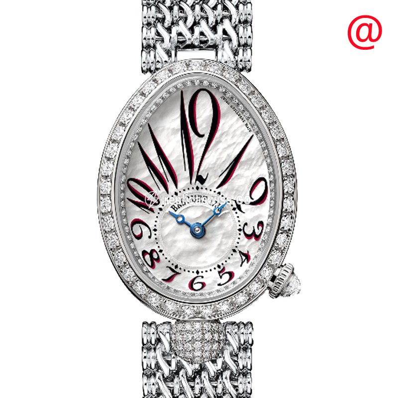 Elegant Breguet Reine De Naples Replica in 18kt Gold, Automatic Movement & White Crystal Dial Watch