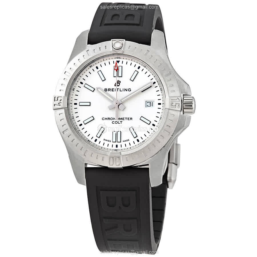 Elegant Breitling Challenger Series Replica, Automatic Movement, Stainless Steel Case & Silver Dial