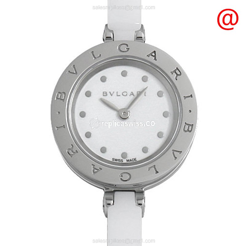 Elegant Bulgari B.ZERO1 Quartz Replica with White Dial & Ceramic Strap Watch
