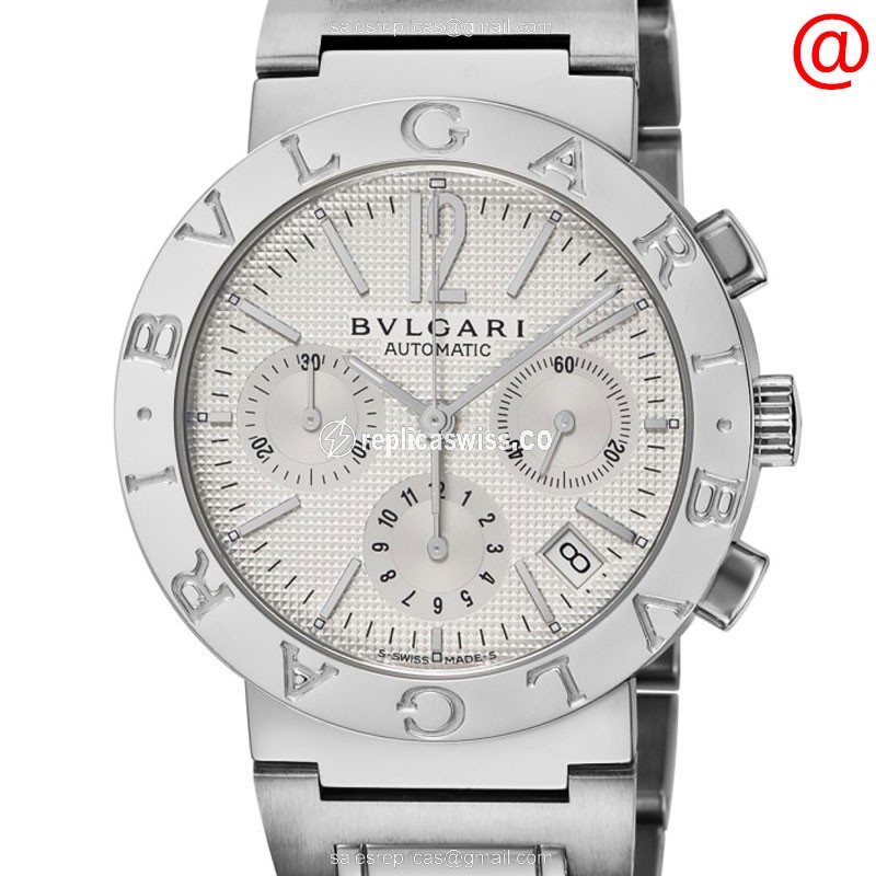 Elegant Bulgari BB38WSSDCH Replica Watch | Automatic Movement, Stainless Steel Case & Silver Dial
