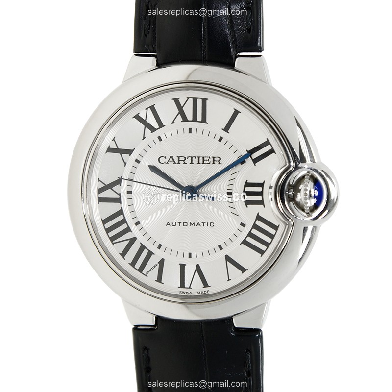 Elegant Cartier Ballon Bleu Replica in Silver Dial & Stainless Steel Case, Automatic Movement Watch