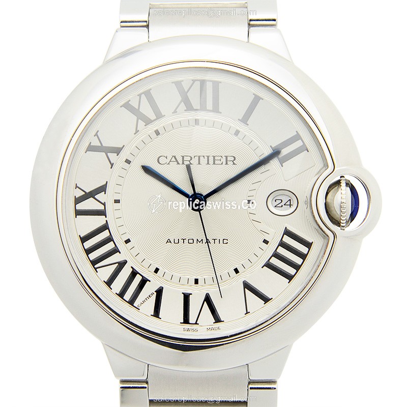 Elegant Cartier Ballon Bleu Replica in Silver Dial & Steel Case, Automatic Movement Watch