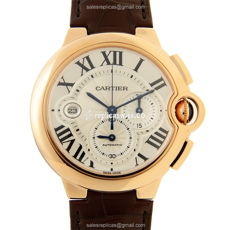 Elegant Cartier W6920074 BALLON BLEU Replica Watch | Automatic Movement | 18kt Rose Gold Case