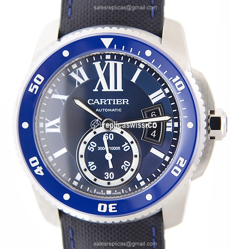 Elegant Cartier WSCA0010 Replica Watch | Automatic Movement, Blue Steel Case