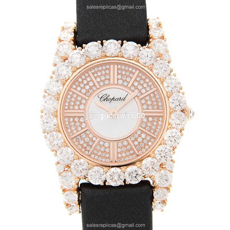 Elegant Chopard 139377-5101 Replica Watch: Automatic Movement, 18kt Rose Gold Case, Diamond