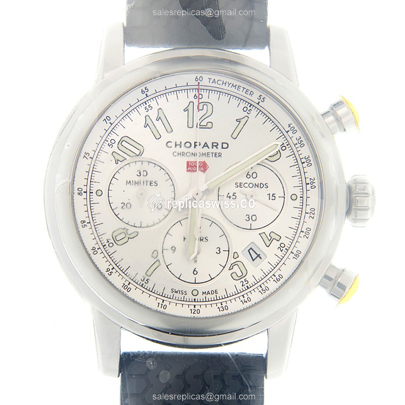 Elegant Chopard Mille Miglia GT XL Replica, Automatic Movement, Silver Dial, Stainless Steel Case