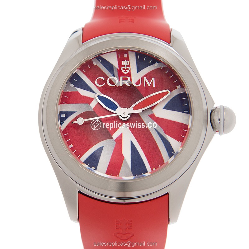 Elegant Corum Bubble Replica in Stainless Steel with White Dial Automatic Movement Watch