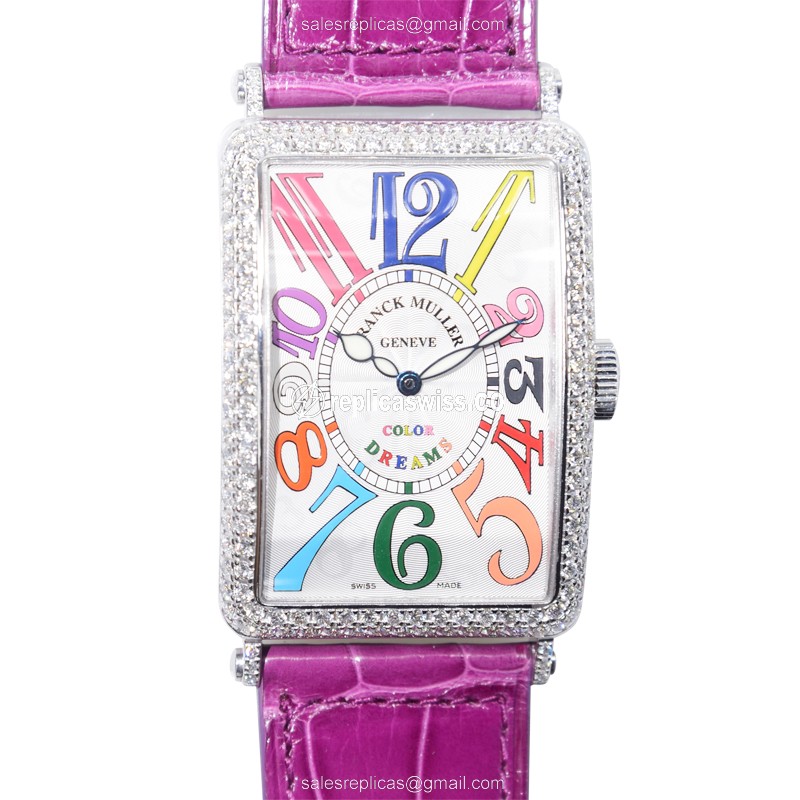 Elegant Franck Muller 1200 SC D COL DRM Replica Watch | Automatic Movement, 18kt White Gold Case &
