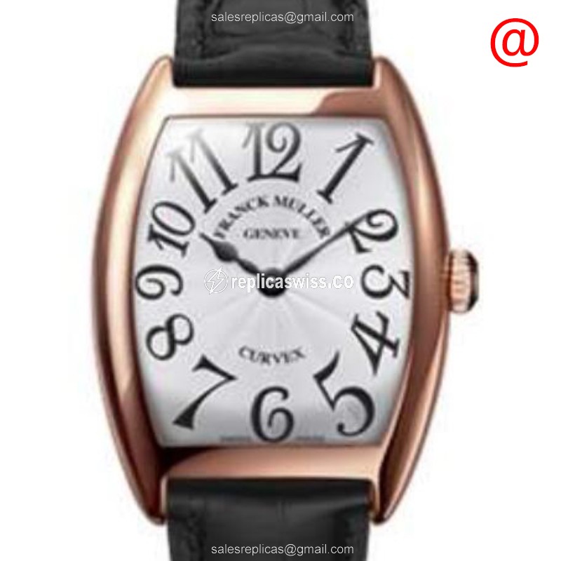Elegant Franck Muller 2852 SC BL CINTREE CURVEX Replica, Automatic Movement, 18kt Rose Gold Case