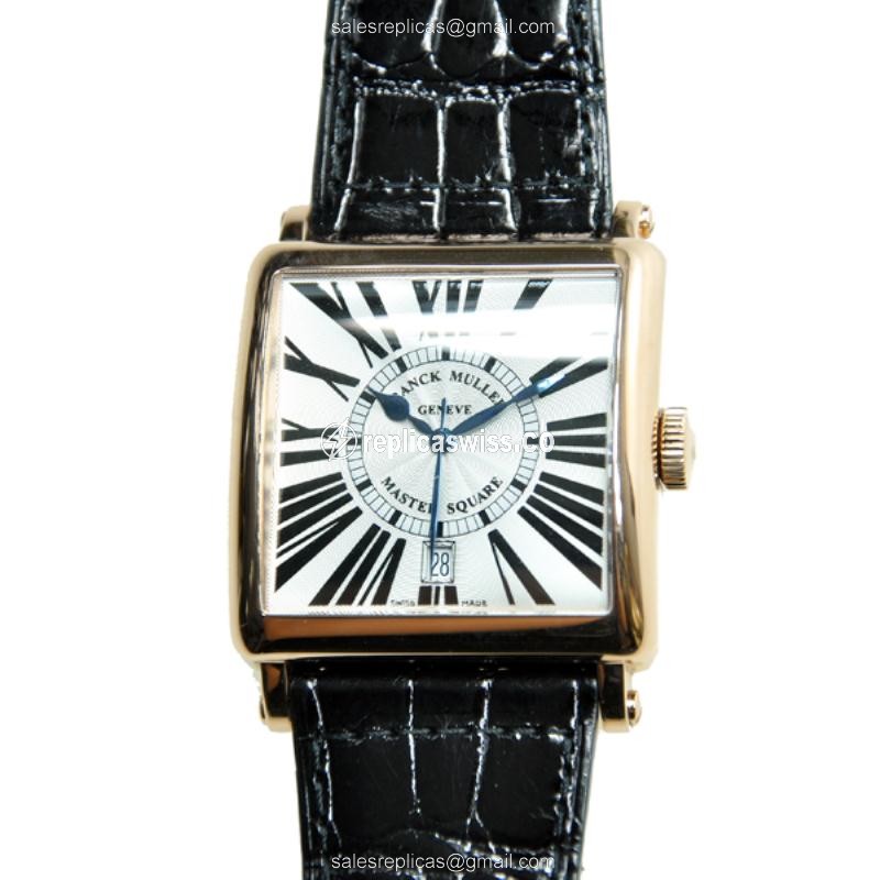 Elegant Franck Muller 6000 H SC DT R Replica Watch | Automatic Movement, 18kt Rose Gold Case