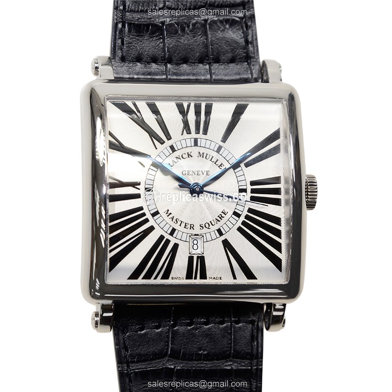 Elegant Franck Muller 6000 K SC DT R Replica Watch with Automatic Movement & Silver Dial