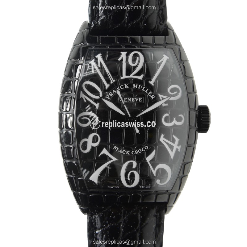 Elegant Franck Muller 8880 SC Black Ceramic Replica Watch | Automatic Movement, Stainless Steel Case