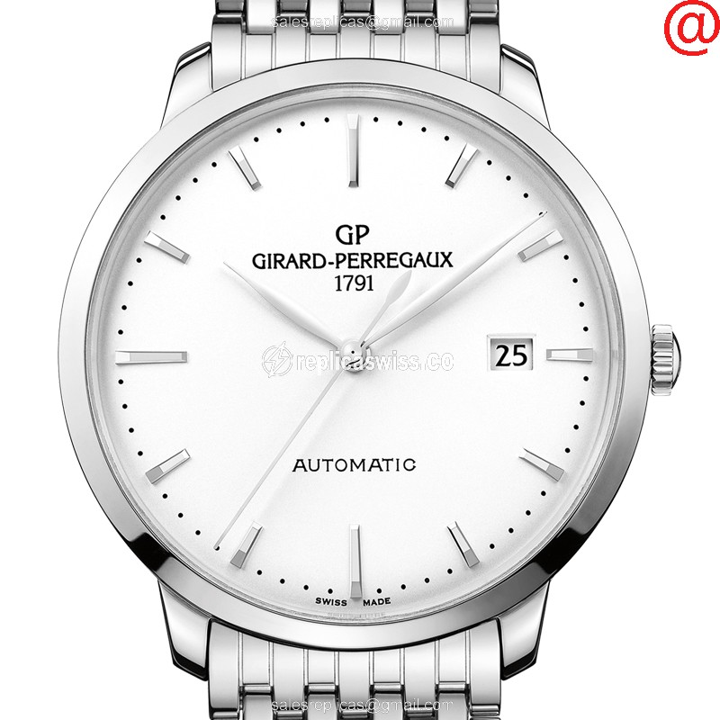 Elegant Girard Perregaux 1966 Replica Watch | White Dial, Automatic Movement