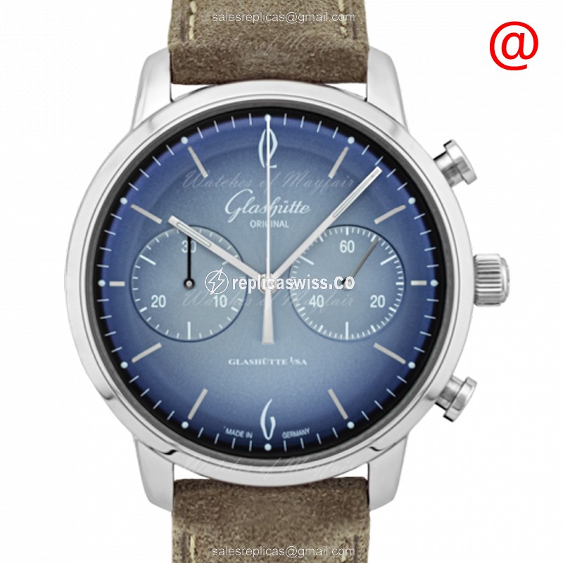 Elegant Glashutte 1-39-34-04-22-04 Retro Collection Replica Watch, Automatic Movement, Stainless