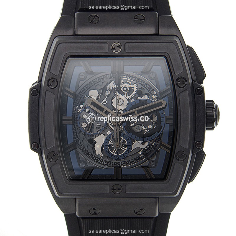Elegant Hublot 601.CL.0110RX Big Bang Replica, Black Dial Ceramics Case with Automatic Movement