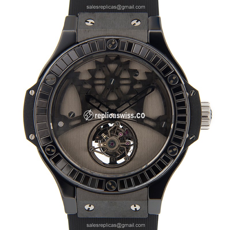 Elegant Hublot BIG BANG Replica Watch with Automatic Movement & Sophisticated Ceramic Case