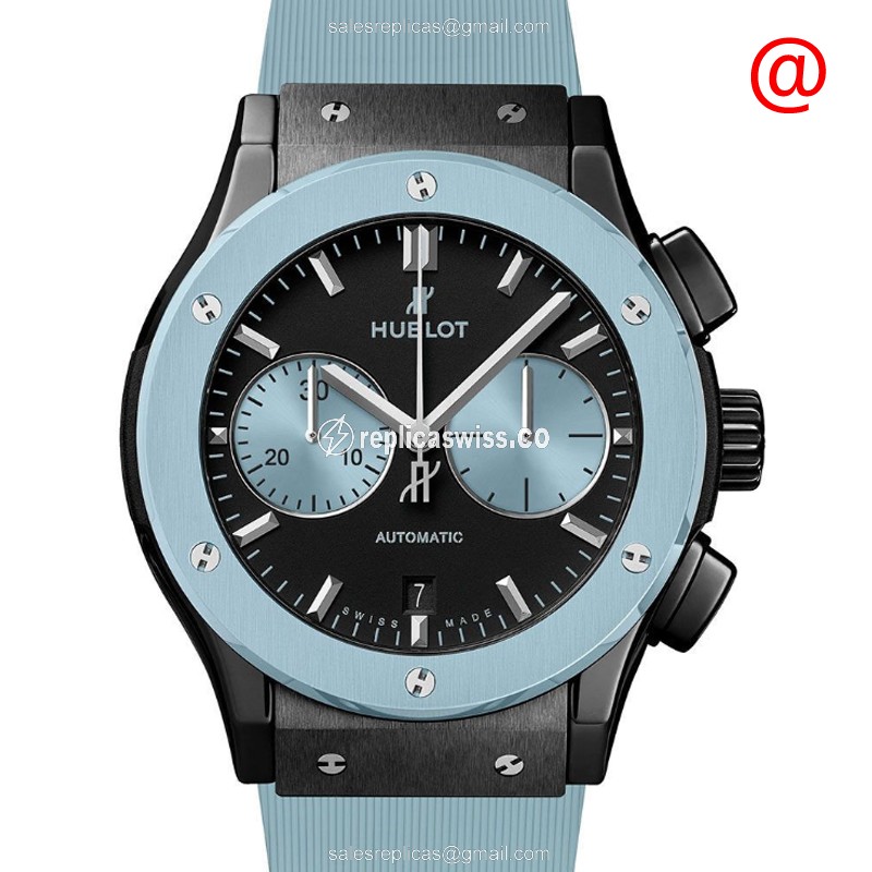 Elegant Hublot Classic Fusion Replica in Black Ceramic Dial & Automatic Movement Watch