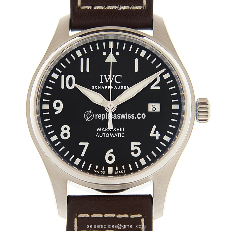 Elegant IWC IW327003 Pilots Replica with Brown Dial Automatic Movement Watch