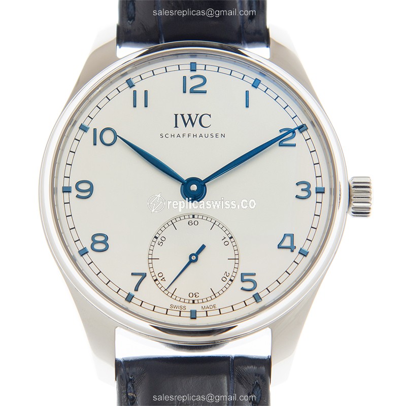 Elegant IWC IW358304 Portuguese Replica in Stainless Steel, Automatic Movement, Silver Dial Watch