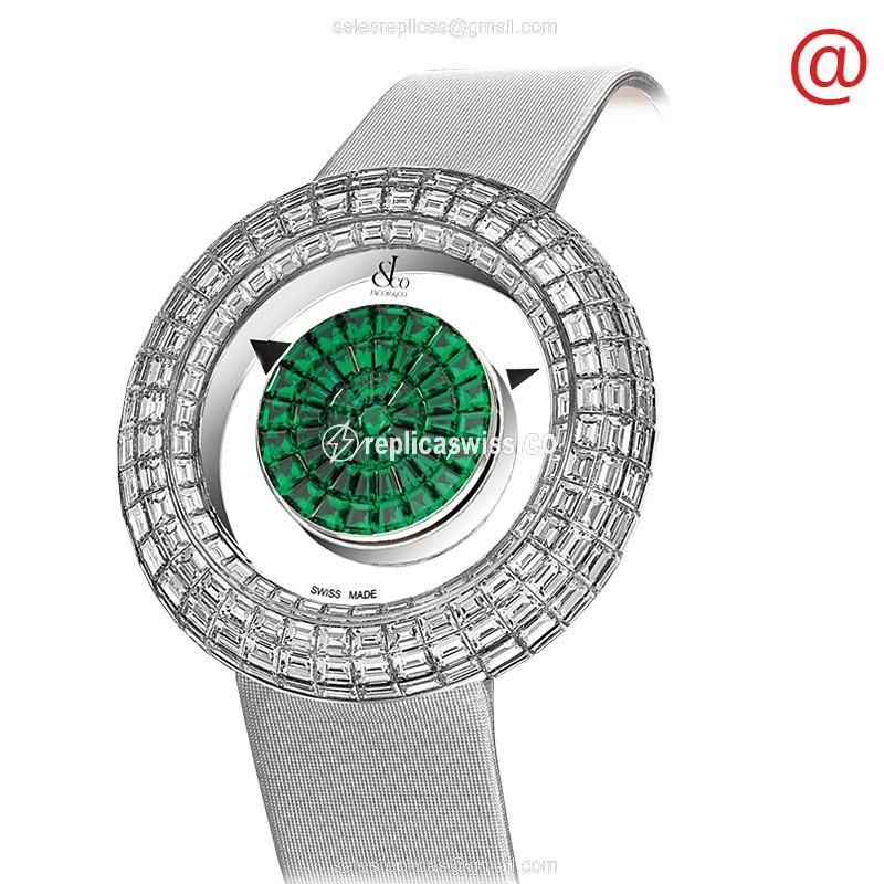 Elegant Jacob & Co BM526.30.BD.BE.ASG4A Manual Wind 18kt Rose Gold Replica with Green Dial and