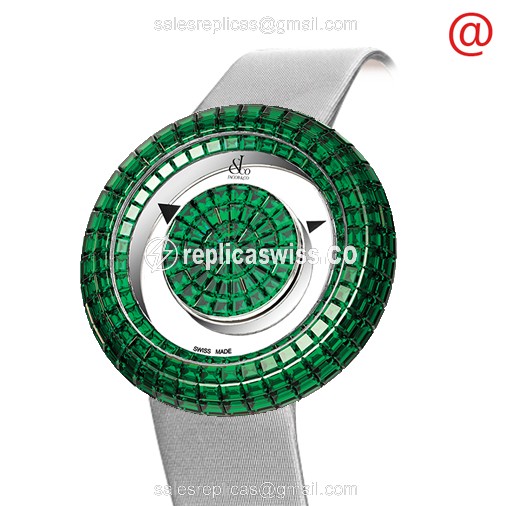 Elegant Jacob & Co BM526.30.BE.BE.ASB4A Replica Watch with 18kt White Gold Case & Sapphire Crystal