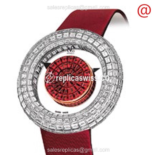 Elegant Jacob & Co BM555.34.BD.BR.BTD4A Replica Watch in 18kt White Gold & Diamond, Sapphire