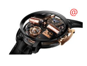 Elegant Jacob & Co. OP110.21 Opera Replica in Black Dial & 18kt Rose Gold Titanium Case Watch
