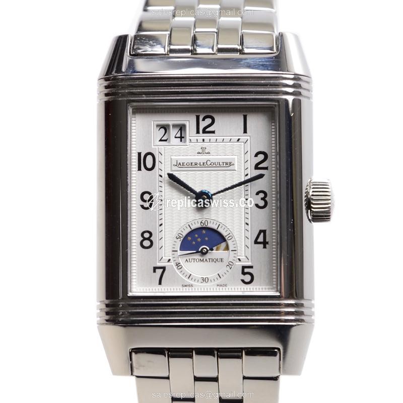 Elegant Jaeger-Lecoultre Q3038120 Replica Watch | Automatic | White Dial & Sapphire Crystal