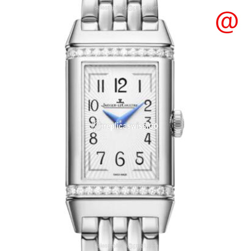 Elegant Jaeger-Lecoultre Q3348120 REVERSO Stainless Steel Replica with Silver Dial Automatic