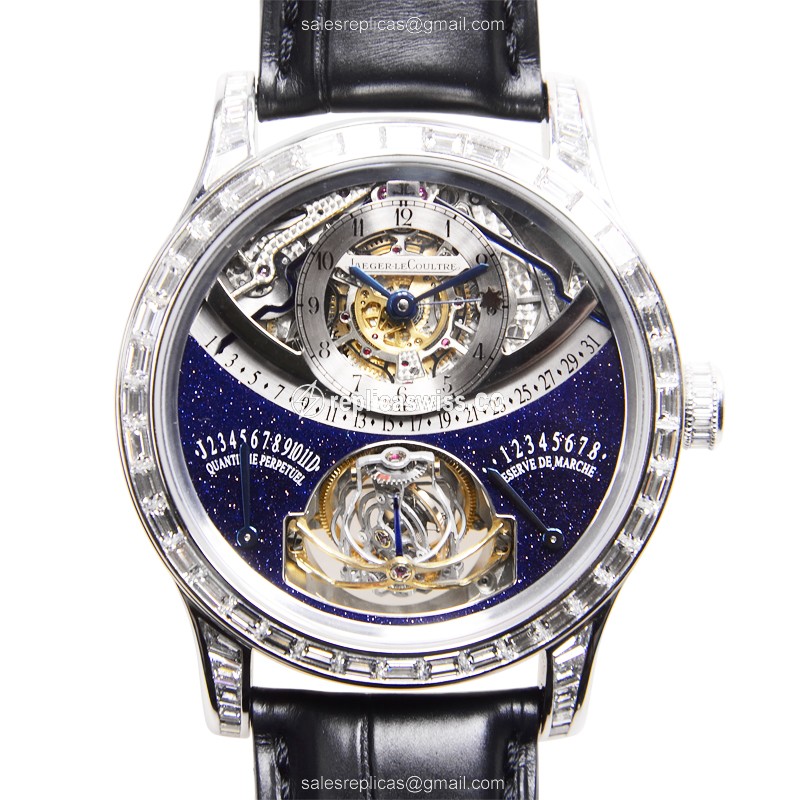 Elegant Jaeger-Lecoultre Q6006405 Master Ultra Thin Replica in 18kt Gold, Manual Wind Movement &