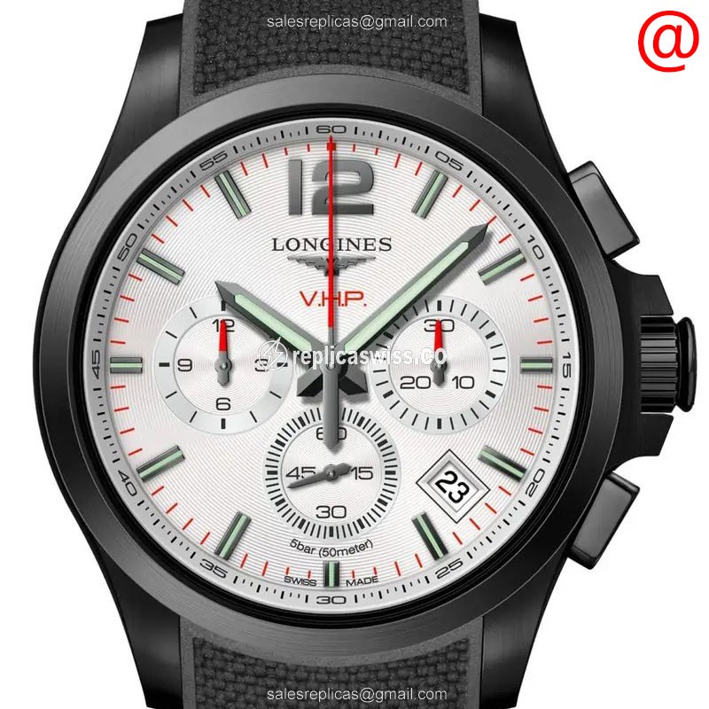 Elegant Longines CONQUEST Replica in Stainless Steel, Silver Dial & Quartz Movement Watch