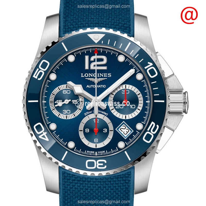 Elegant Longines CONQUEST Replica Watch in Stainless Steel with Automatic Movement Blue Dial